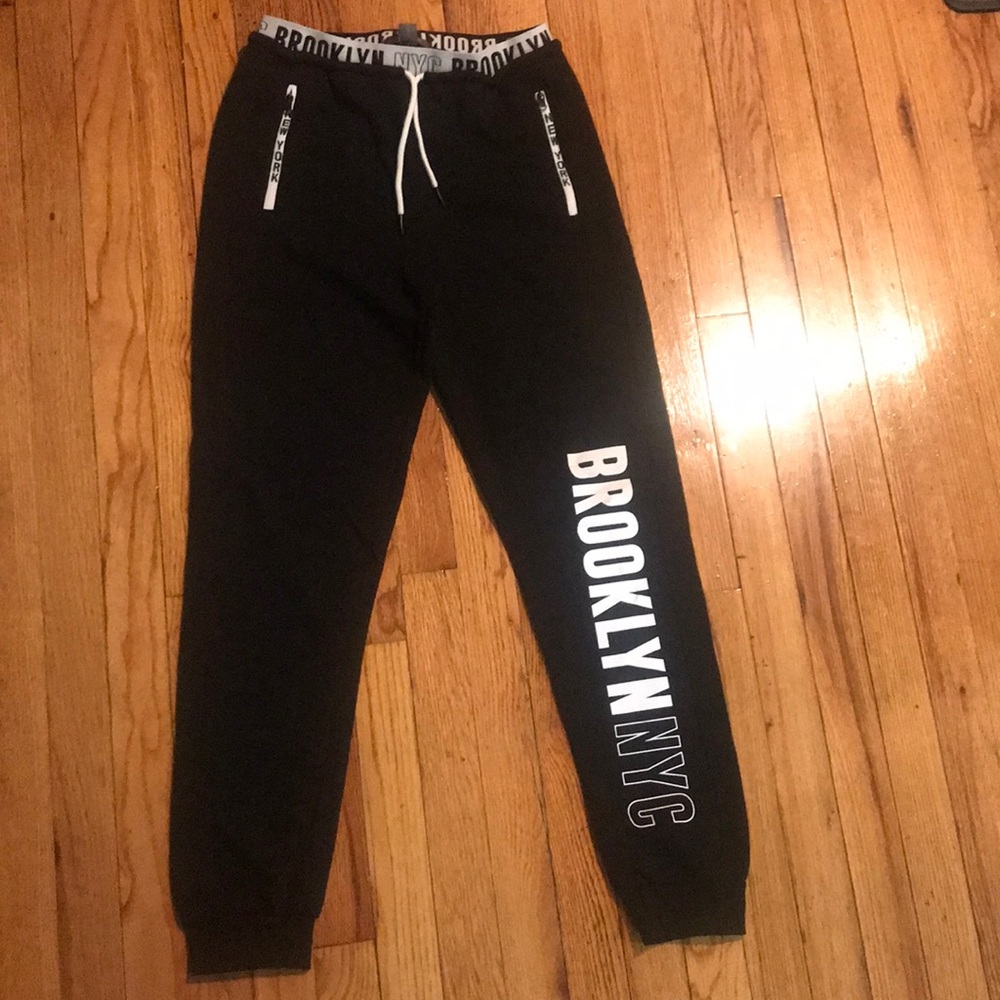 Black sweat pants